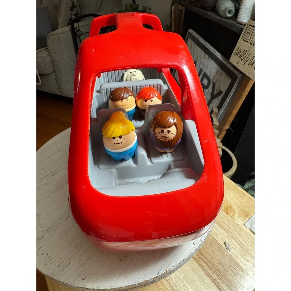 Little Tikes 6 Pc Mini Van Family Set Vacation Vintage